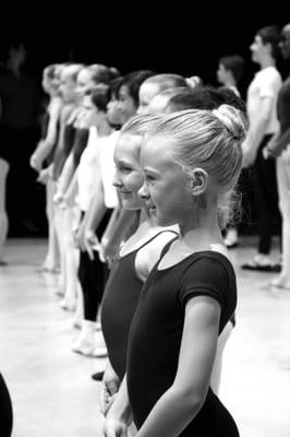 Young dancers from the 2015-2016 school year