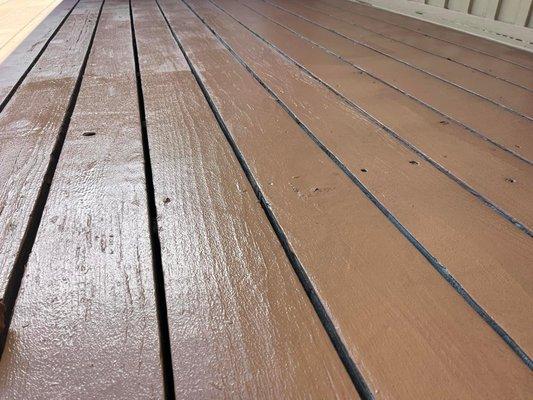 Deck correction