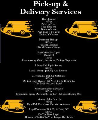 Services that we offer.