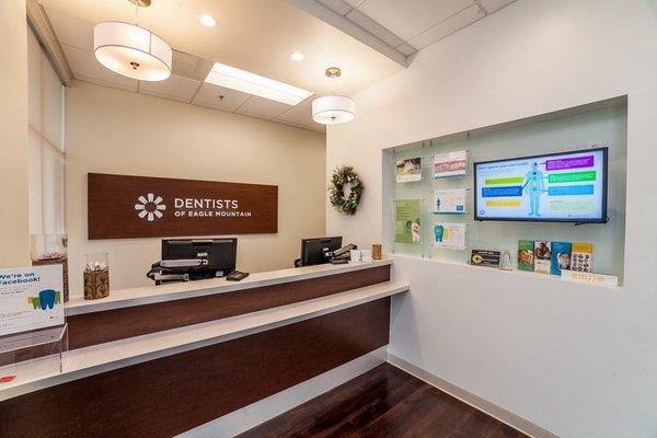 Dentists of Eagle Mountain opened its doors to the Fort Worth community in July 2017.