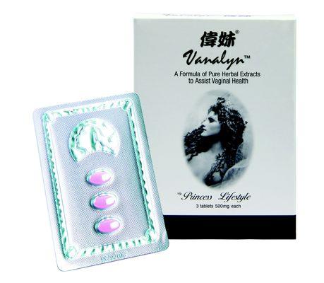 Vanalyn, a formula of pure herbal extracts to assist vaginal health.