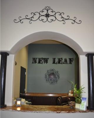 Reception Area at New Leaf Plastic Surgery