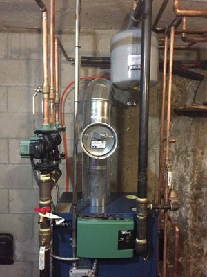 New residential boiler installation