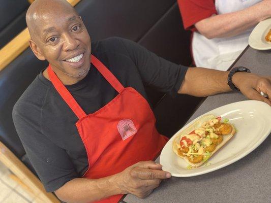 Shrimp po'boy