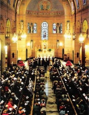 Chapel at the Villa de Matel during Houston Chamber Choir Christmas Concert