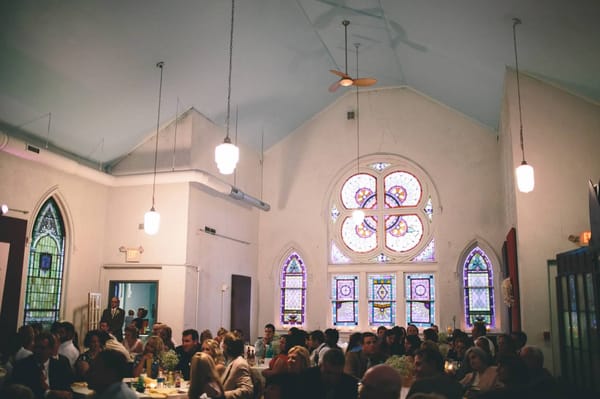 The upstairs transformed for our dinner guests. 
Photo courtesy of http://www.thewayfarers.co/