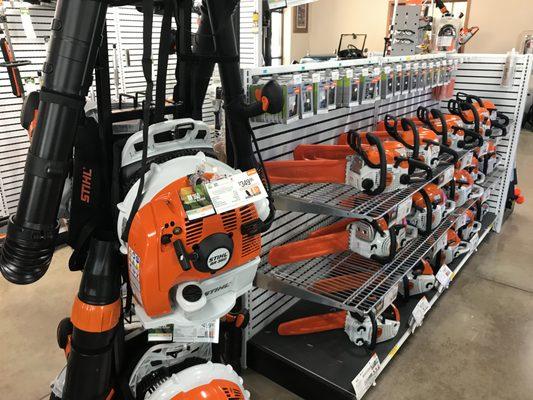 We service and sell Stihl equipment.