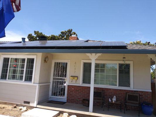 James and Fern C. From Concord recently had a solar system installed. Daniel is a combat Air Force veteran. Thank you for your service sir!