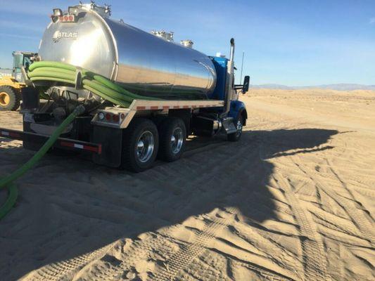 Vault cleaning in the dunes,near Glamis