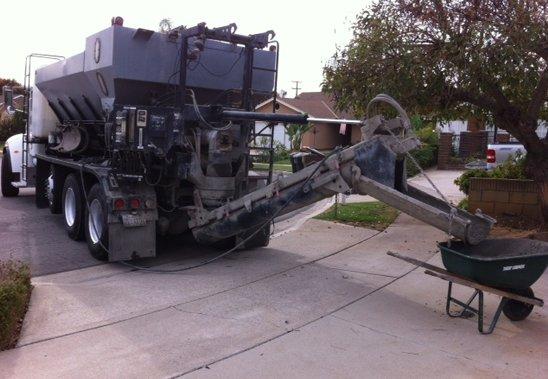 Residential Concrete Delivery in Anaheim, CA.