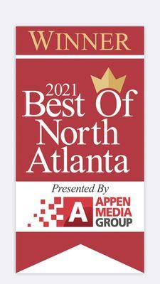 Voted 2021 Best of North Atlanta Tree Service