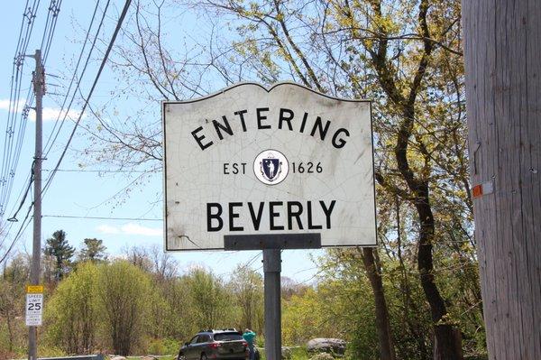 Entering Beverly from Wenham.