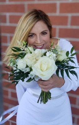 Married December 18, 2020 - my bouquet made my photos special for this private ceremony.