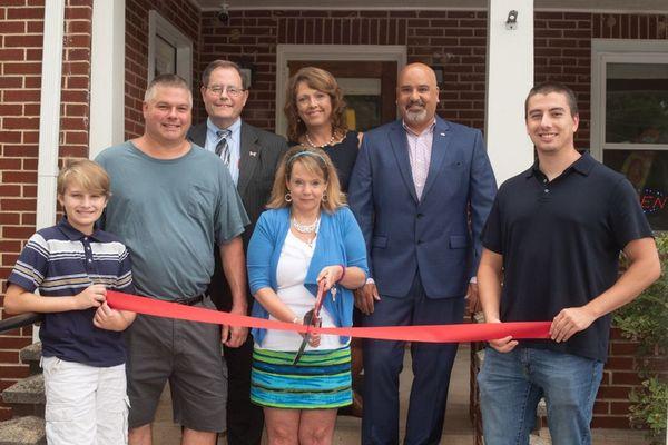 Our ribbon cutting with the Carlisle Chamber of Commerce.