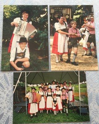 Folkdance group Annapolis Bavrians played accordion from 1997 to 2003