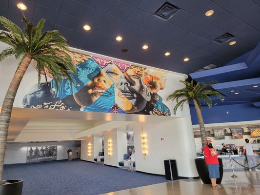 Fresh and beautiful mural for the Consolidated Kapolei Theater.