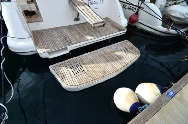 Hydraulic Swim Platforms for your tender and PWC.....launches in a few minutes!