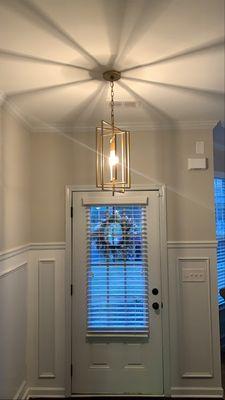 Light fixture installation