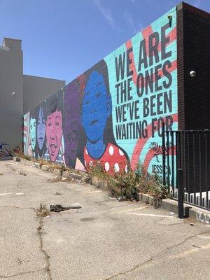 Mural directed at the youth.