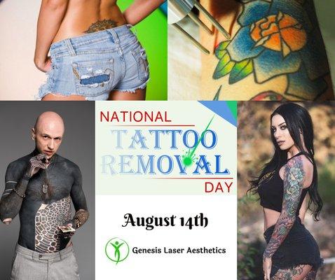 25% OFF Laser Tattoo Removal Aug 1-13, 2022