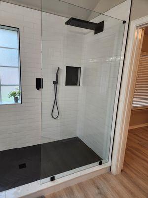 Tub to shower Conversion