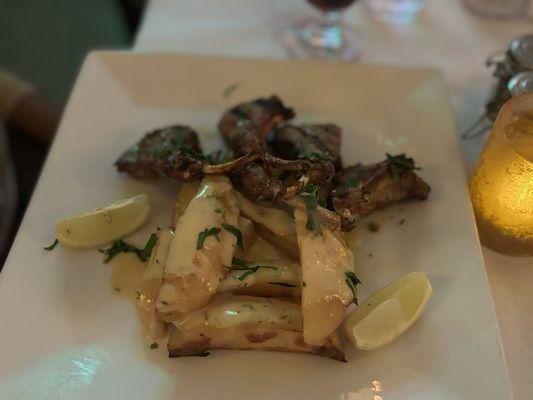 Lamb Chops with Greek Fries