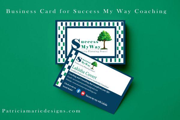 Business card for motivational speaker