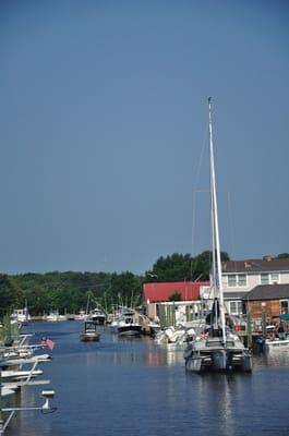 Bakers Basin Marina offers over 120 slips for boats up to 50 feet. Located in Waretown New Jersey