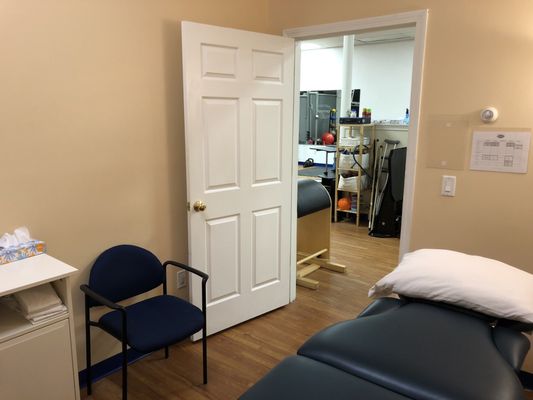 Private treatment rooms