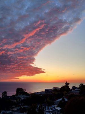 02/19/2023 sunset looking out toward Catalina.