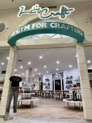 Entrance to Let's Craft