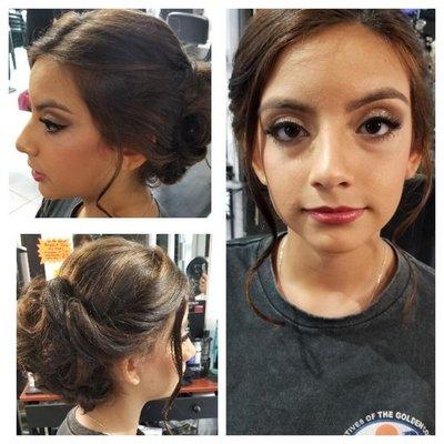 Quinces for this young lady
Hair and Makeup by Angela Cono