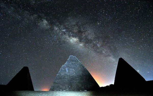 Ancient Nubian pyramids of Sudan