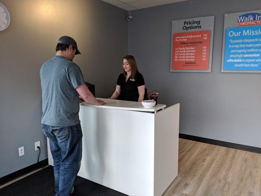 Front Desk Interaction