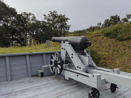 Museum exhibits at Brunswick Town