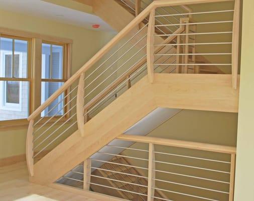 Contemporary Self Supported Stair System