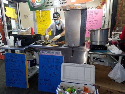 Birria tacos with consome in Woodside...finally!