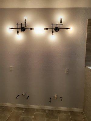 New wall sconce lighting!