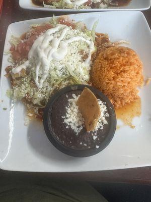 Enchiladas Rojas