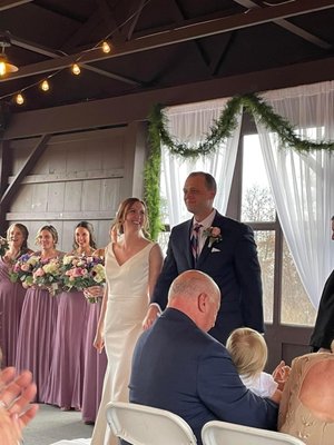 Bouquets and garland