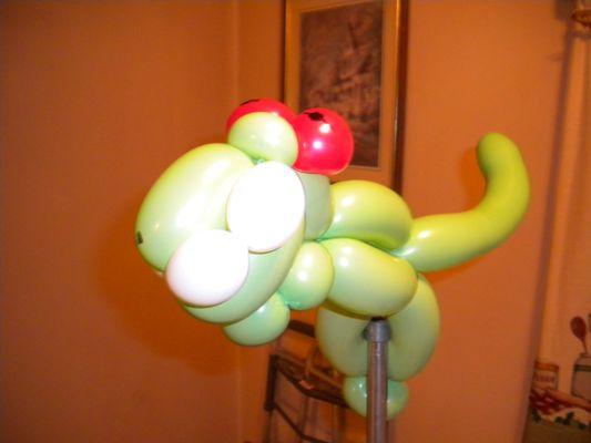 T Rex Dinosaur Balloon Creation