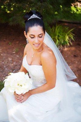 Airbrush makeup and eyelash extensions for wedding day