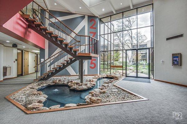 Building 2735 tranquil lobby area