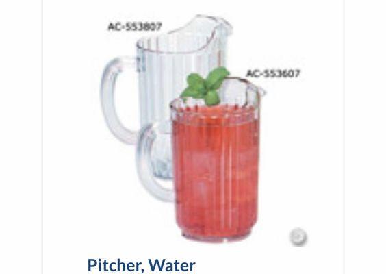 Ice, tea, ice, water, pitcher,