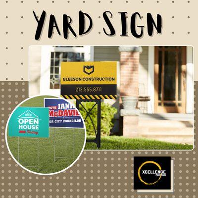 Customize Yard Signs