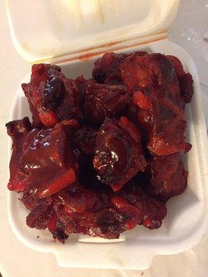 BBQ Spare Rib Tips w/ extra sauce