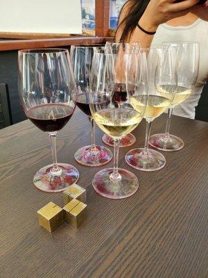 Summery White Wine and Spain, Italy, & Portugal wine flights