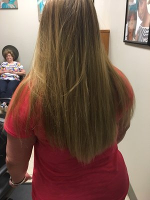 Highlights - transitioned from dark brown!