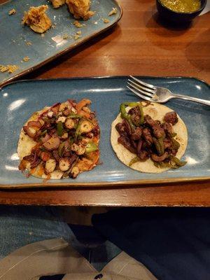 Octopus and Sirloin Taco