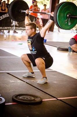 Bryan making Overhead Squats look easy